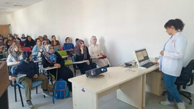 Nazilli’de kadınlara yönelik düzenlenen eğitimde kanser taramaları, kadın sağlığı, ruh
