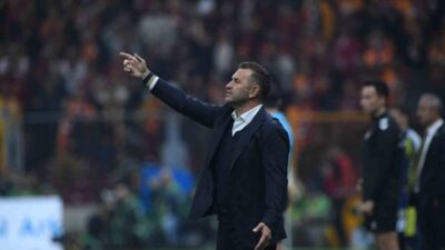 Galatasaray Teknik Direktörü Okan Buruk, Fenerbahçe Teknik Direktörü İsmail Kartal’a