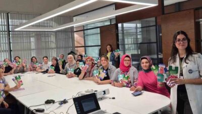Bartın’da Organize Sanayi Bölgesi’nde (OSB) çalışan kadınlara yönelik kanser farkındalığı