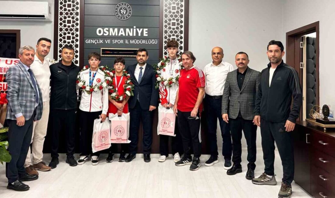 Osmaniye’de uluslararası organizasyonlarda elde ettikleri derecelerle Türkiye’yi ve kentlerini gururlandıran