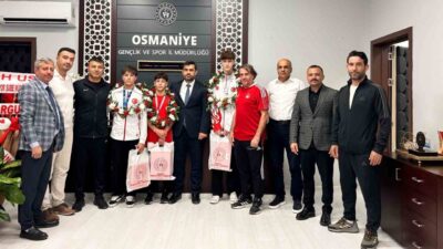 Osmaniye’de uluslararası organizasyonlarda elde ettikleri derecelerle Türkiye’yi ve kentlerini gururlandıran