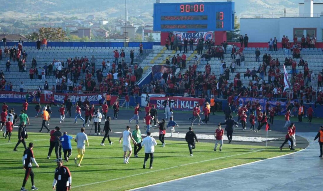 Kırıkkale FK’nın Ayos Osmaniyespor’u 3-1 mağlup ettiği karşılaşmada, üçüncü golün