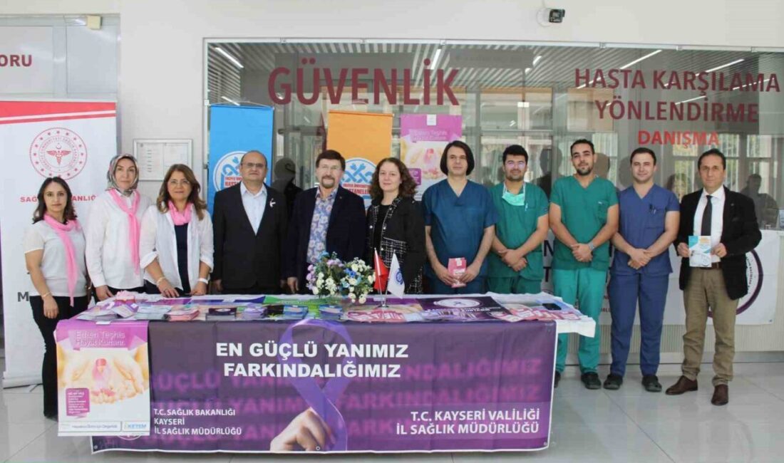 Prof. Dr. Abdullah Bahadır Öz: “Erken tanı önemli, erken tanı hayat kurtarır” Meme Kanseri Farkındalık ayı dolayısıyla Erciyes Üniversitesi Tıp Fakültesi Hastaneleri’nde
