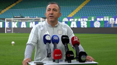 Çaykur Rizespor Teknik Direktörü Recep Uçar, “Ekibimle beraber, oyuncularımızla beraber