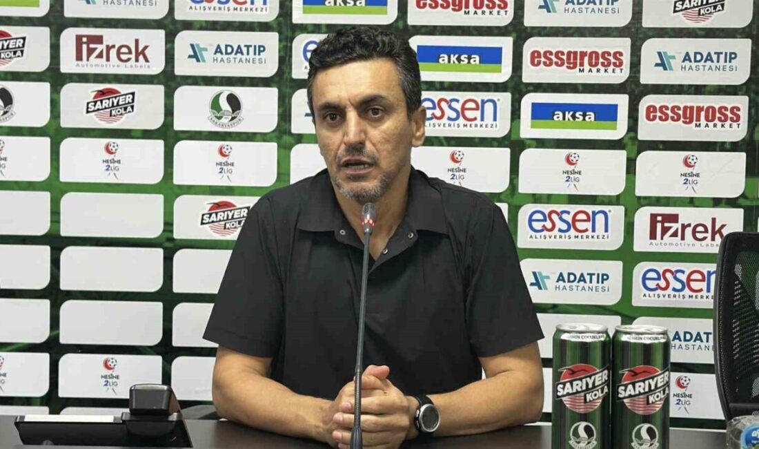 Sakaryaspor’un sahasında karşılaştığı İskenderunspor ile 2-2 berabere kaldığı maçın ardından