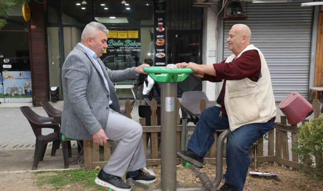 Manisa’nın Şehzadeler ilçesinde mahalle sakinlerinin spor aleti talebi yerine getirildi.