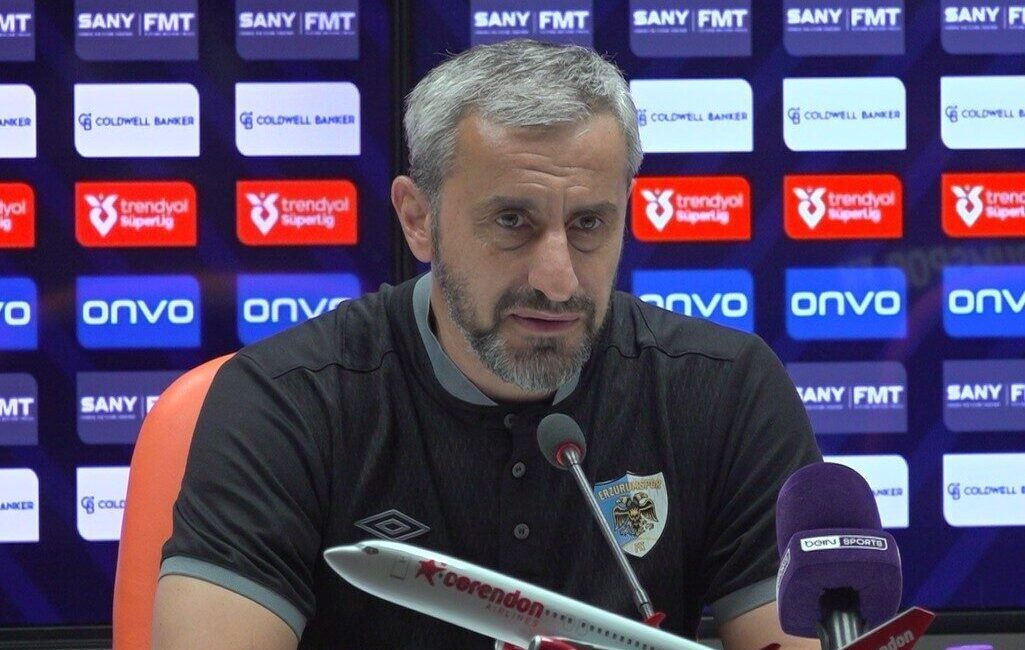 Erzurumspor FK Teknik Direktörü Serkan Özbalta, Alanysapor maçının ardından ardından