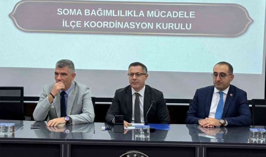 Manisa’nın Soma ilçesinde Bağımlılıkla Mücadele İlçe Koordinasyon Kurulu Toplantısı gerçekleştirildi.