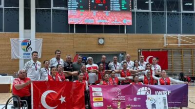 Denizlili sporcu Mine Ercan’ın da yer aldığı Tekerlekli Sandalye Basketbol