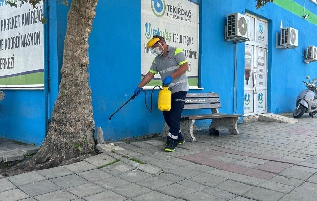 Tekirdağ Büyükşehir Belediyesi, kent genelindeki otogar ve terminallerde haşere ve