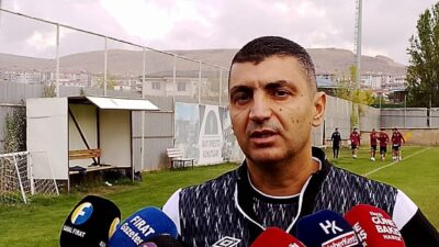 Elazığspor’da Çorluspor 1947 maçı hazırlıkları devam ederken Teknik Direktör Serdar
