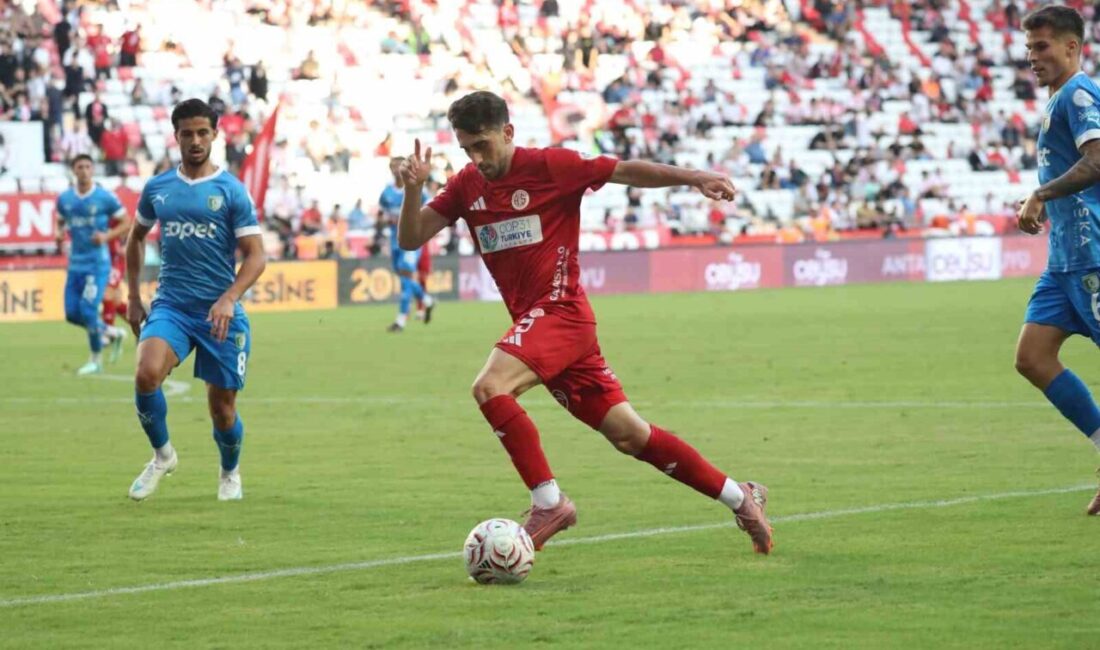 Trendyol 1. Lig’in 12. haftasında Antalyaspor, sahasında karşılaştığı Bodrum FK’ya