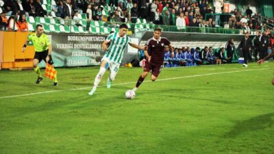 Trendyol 1. Lig’in 11. haftasında Bodrum FK sahasında Bandırmaspor’u 2-1