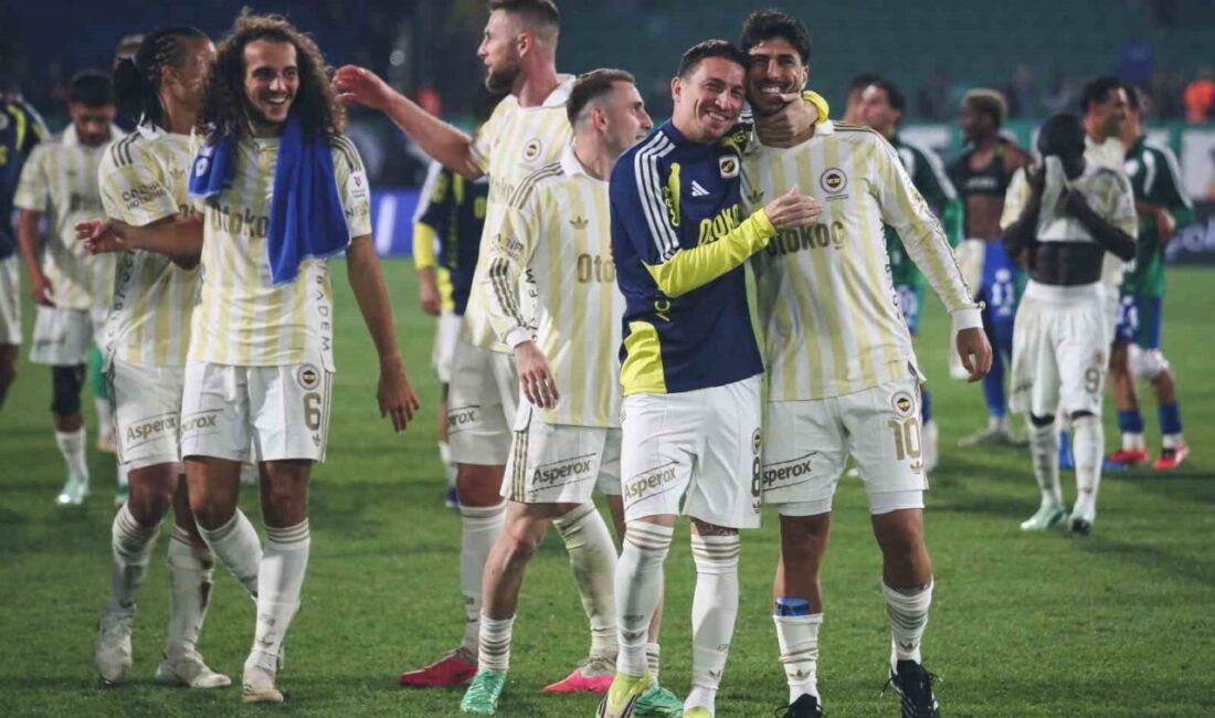Trendyol Süper Lig: Çaykur Rizespor:0- Fenerbahçe: 3 (Maç sonucu) Trendyol Süper Lig’in 7. haftasında Fenerbahçe, deplasmanda karşılaştığı Çaykur Rizespor’u