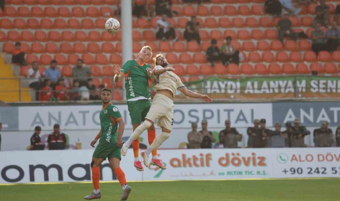 Trendyol Süper Lig’in 7. haftasında Corendon Alanyaspor evinde Erzurumspor FK