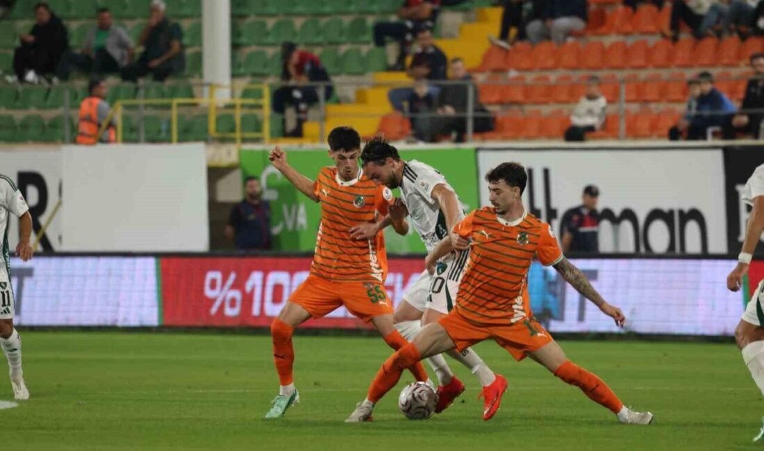 Trendyol Süper Lig’in 9. haftasında Corendon Alanyaspor evinde Kocaelispor ile