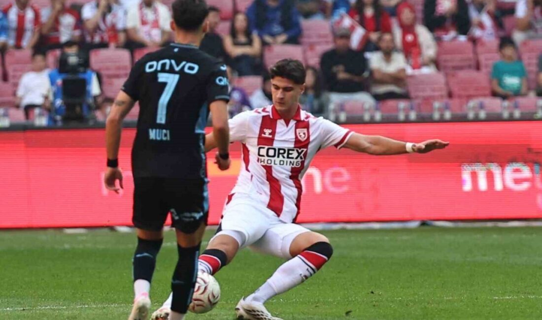 Trendyol Süper Lig’in 7. haftasında Samsunspor, sahasında Trabzonspor ile karşı
