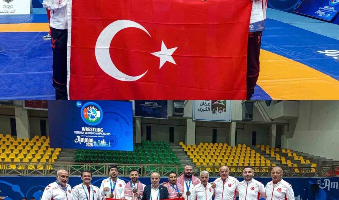 Ürdün’ün başkenti Amman’da düzenlenen 2026 Veteranlar Dünya Güreş Şampiyonası’nın üçüncü