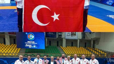 Ürdün’ün başkenti Amman’da düzenlenen 2026 Veteranlar Dünya Güreş Şampiyonası’nın üçüncü