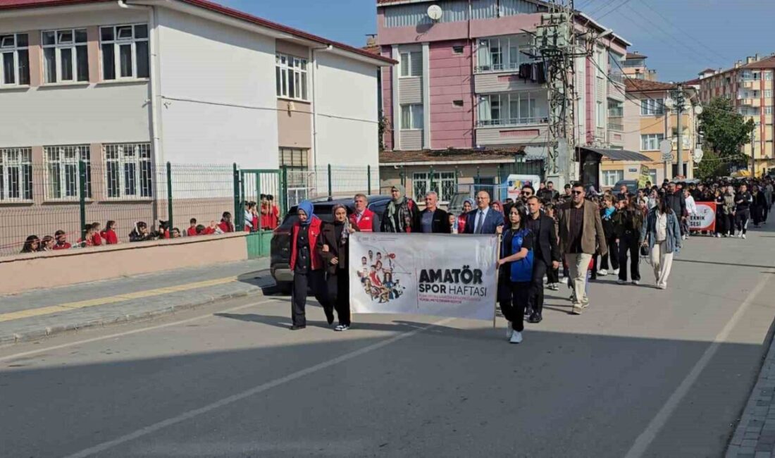 Samsun’un Vezirköprü ilçesinde 5-11 Ekim Amatör Spor Haftası etkinlikleri, düzenlenen