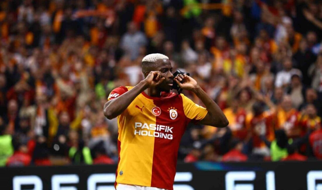 Galatasaray’ın Nijeryalı futbolcusu Victor Osimhen, Fenerbahçe derbilerindeki gol sayısını 5